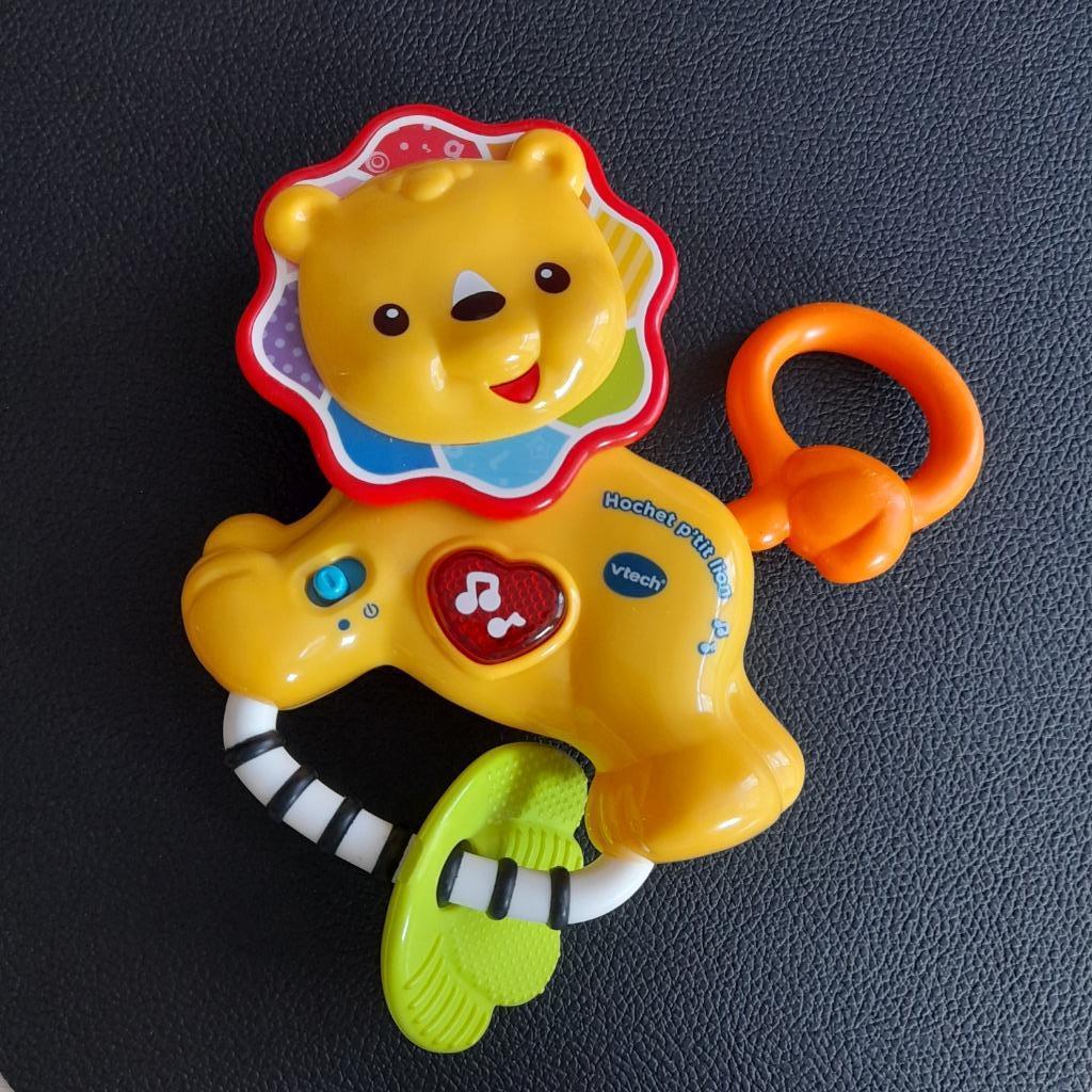 Hochet Animal P'tit Lion Vtech, Enlèvement ou Envoi, Comme neuf, 0 à 6 mois