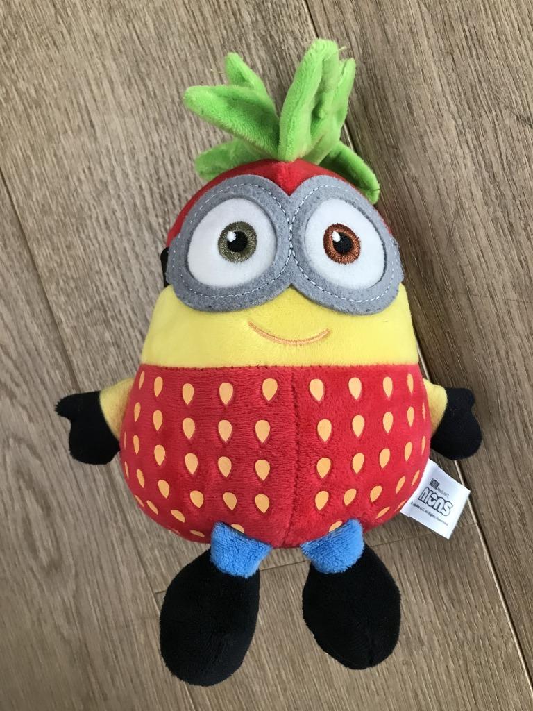 Knuffel Minion aardbei, Enlèvement