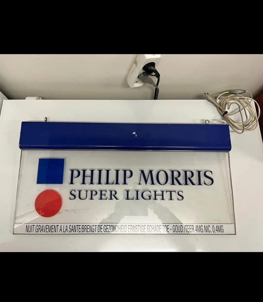 Philip Morris enseigne lumineuse, Verzamelen, Zo goed als nieuw