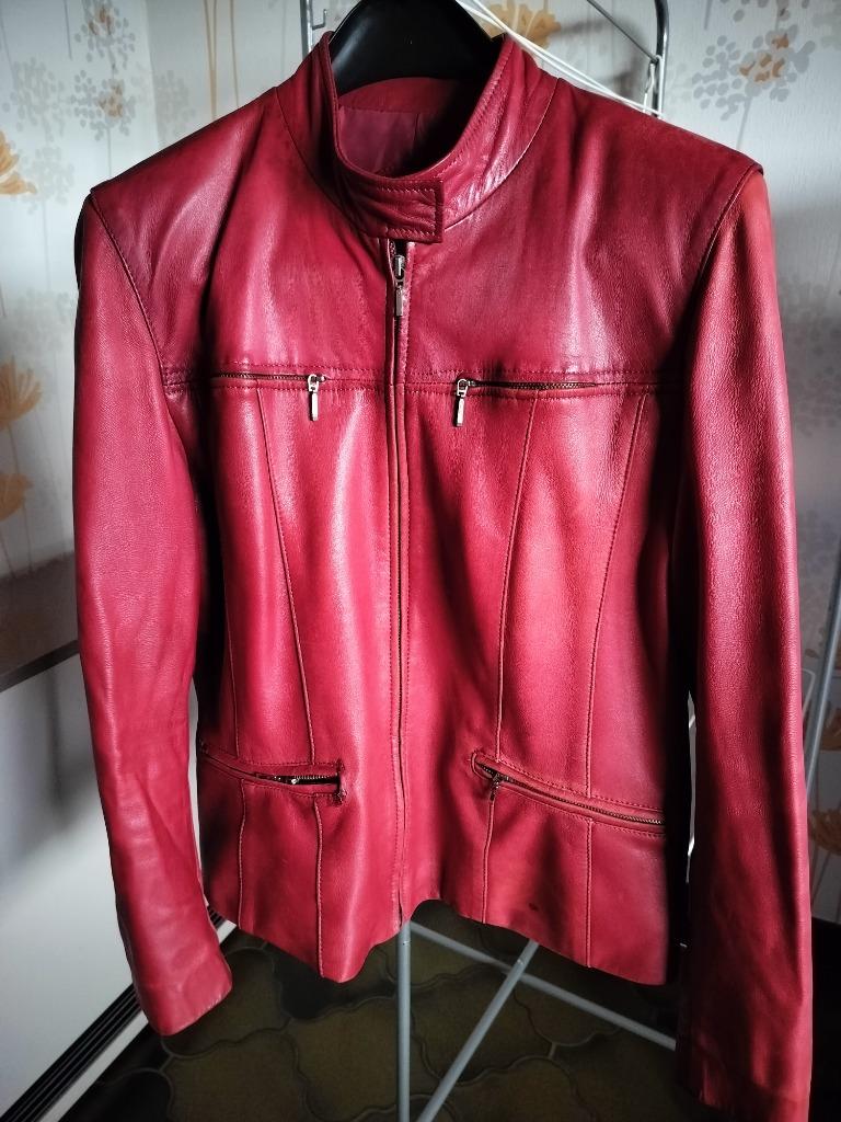 Lederen damesvest, Kleding | Dames, Ophalen, Gedragen, Rood