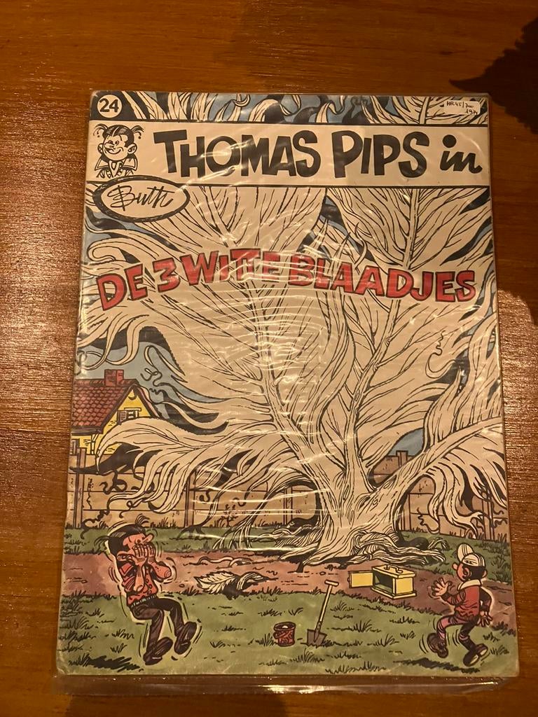 Thomas Pips 24 de 3 witte blaadjes eerste druk, Boeken, Stripverhalen, Ophalen of Verzenden