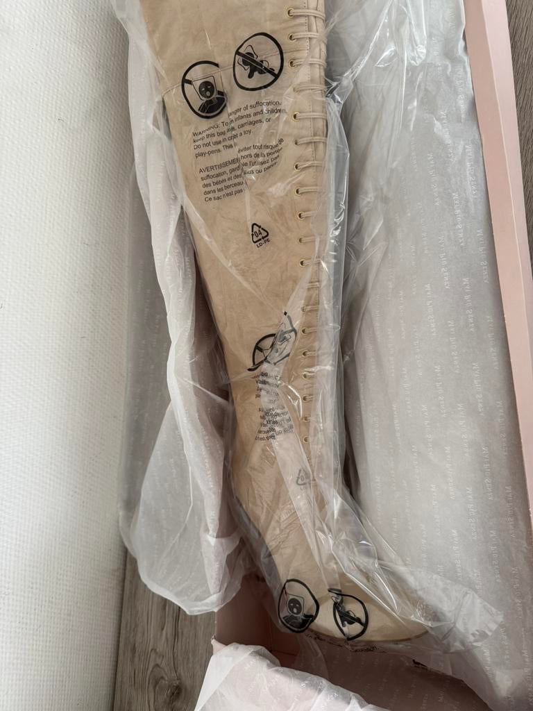 Laarzen, Kleding | Dames, Mai Piu Senza, Hoge laarzen, Beige, Nieuw