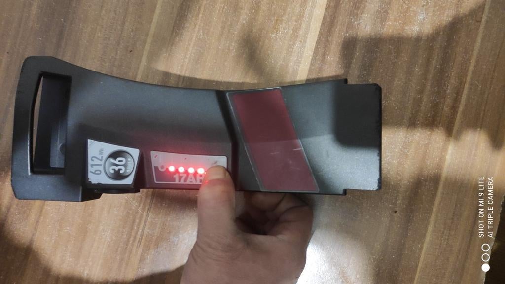Fietsaccu zonder oplader, Ophalen, Gebruikt