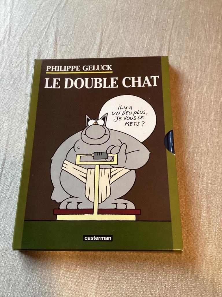 2 BD «  le double chat », Ophalen, Philippe Geluck, Complete serie of reeks, Nieuw