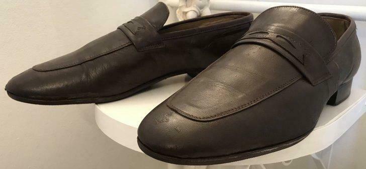 Herenschoenen, origineel ROMA, maat 44, Gedragen, Bruin, Veterschoenen
