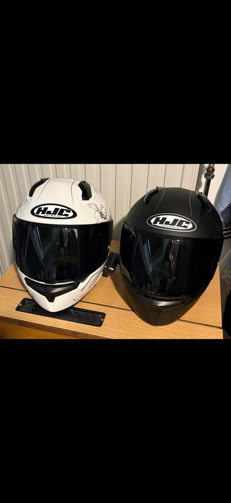 2 hjc c10 motorhelmen maat XS, Enlèvement, XS, HJC