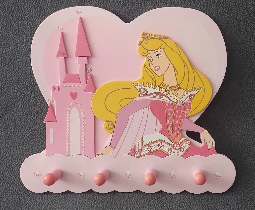 Disney prinses kledingrek (4 haken), Kinderen en Baby's, Ophalen, Gebruikt, Kapstokje