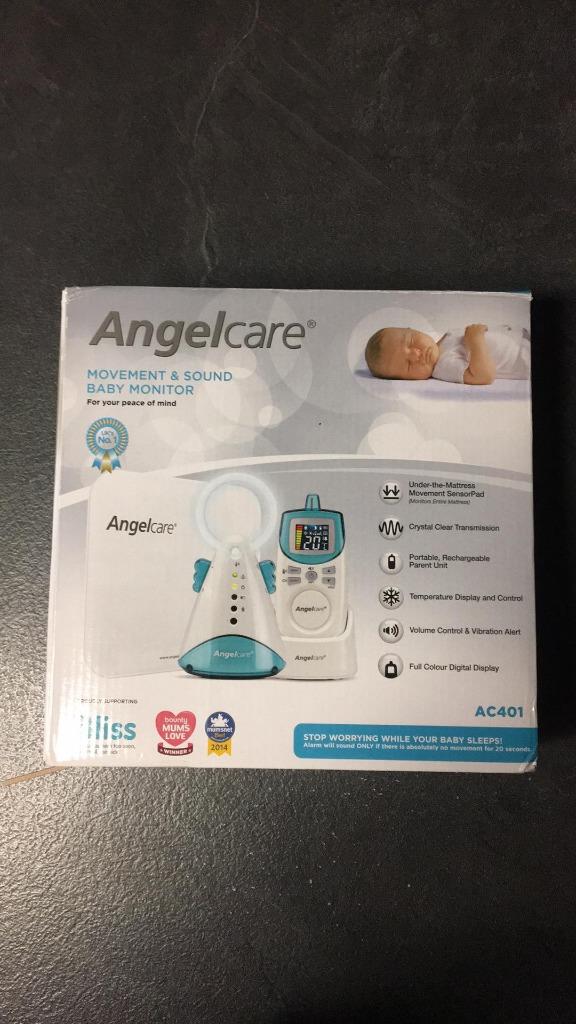 Babyphone Angel care AC401 avec détecteur de mouvements, Kinderen en Baby's, Babyfoons, Ophalen of Verzenden, Gebruikt