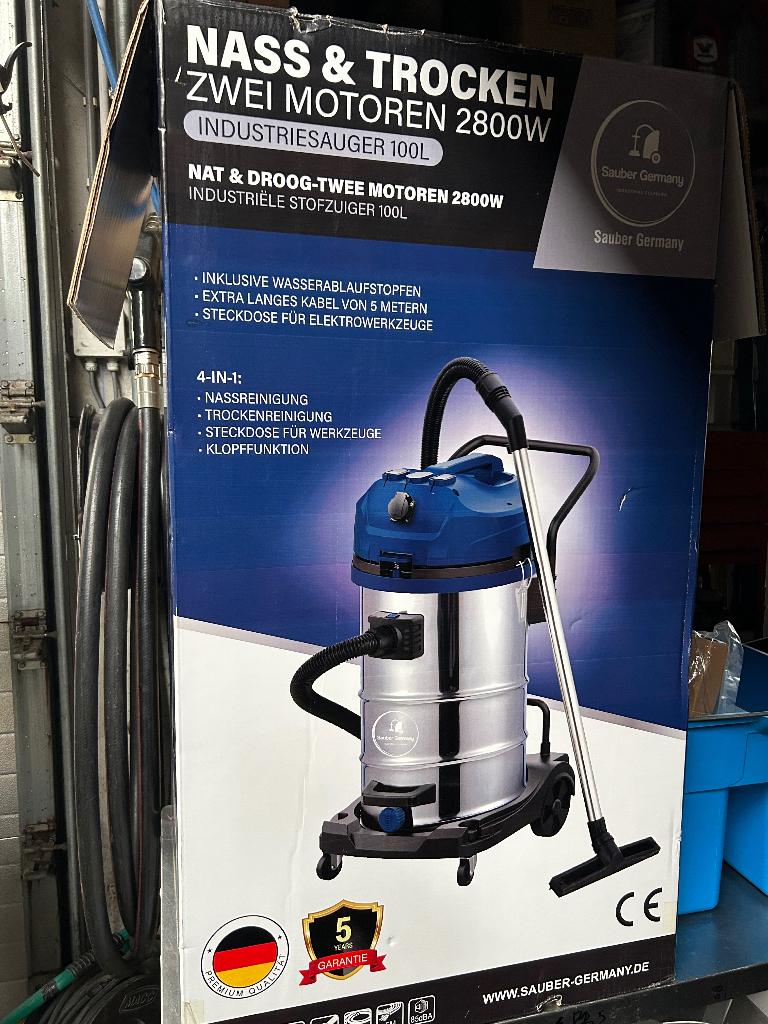Industriële stofzuiger nieuw, Ophalen, Stofzuiger, Nieuw, 2000 watt of meer