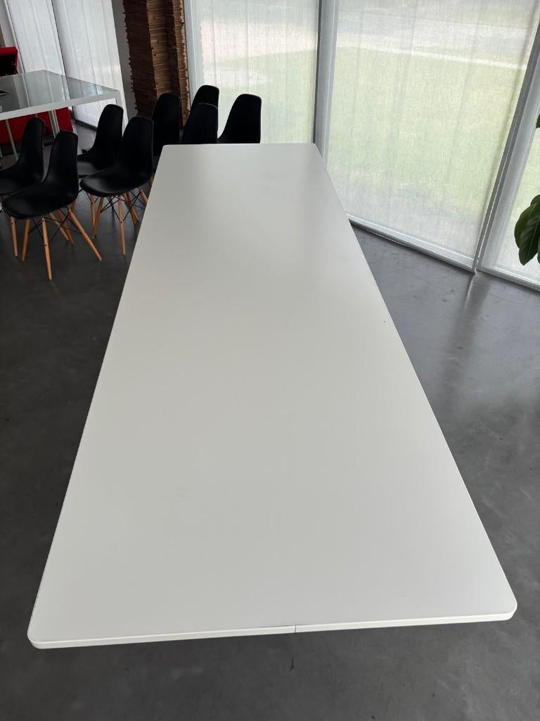 Vergadertafel, Huis en Inrichting, Ophalen, Gebruikt, Vijf personen of meer, Rechthoekig