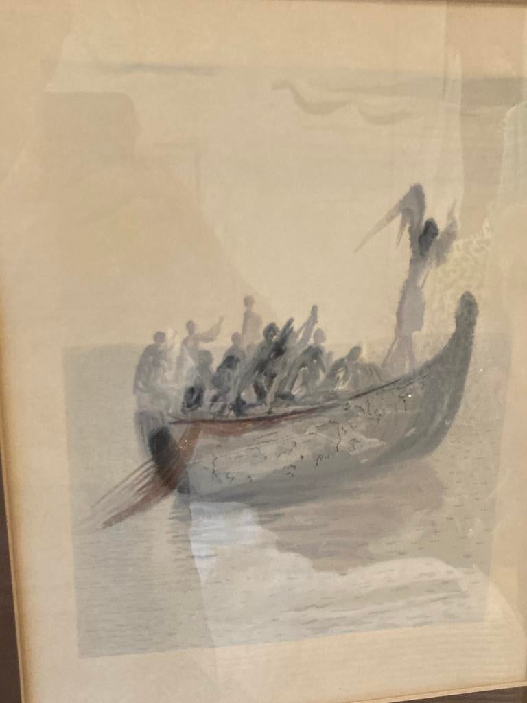 Lithographie de Dali , l’arche, Enlèvement