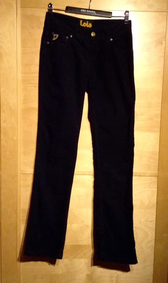 L.o.i.s. fluwelen broek dames T.28/s, Zwart, Ophalen of Verzenden, Zo goed als nieuw, Maat 36 (S)
