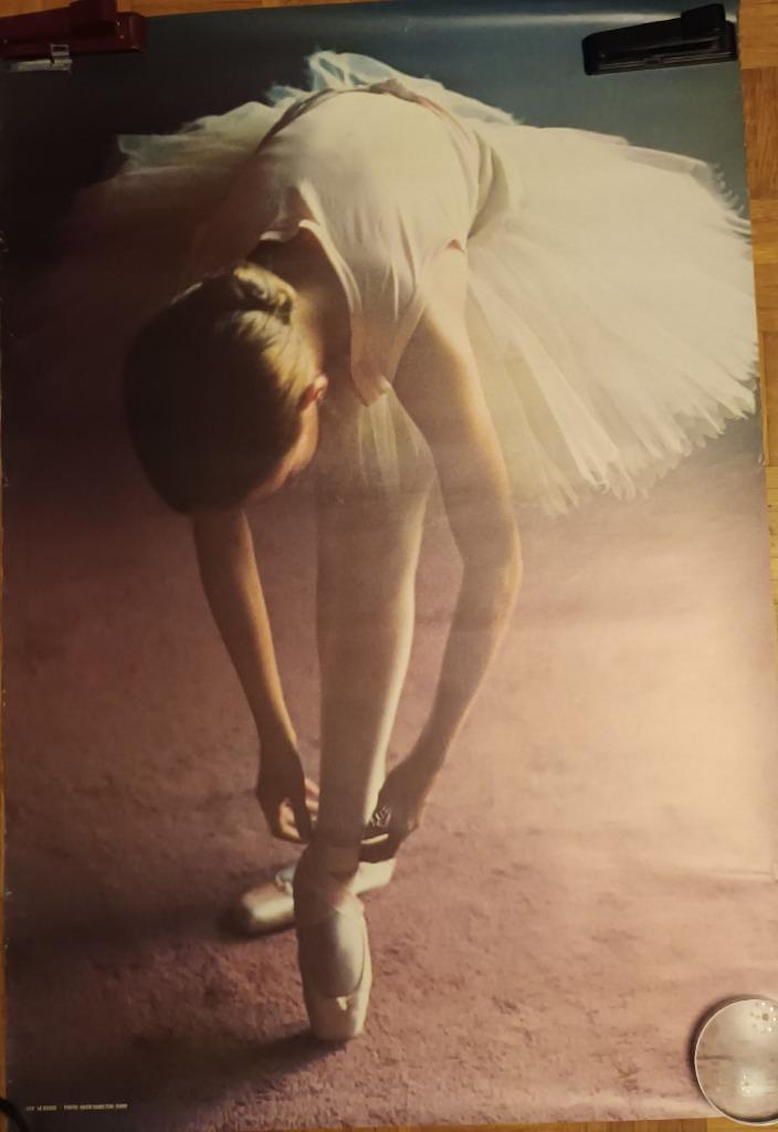 Grand poster affiche photo David Hamilton La danse 1973, Enlèvement