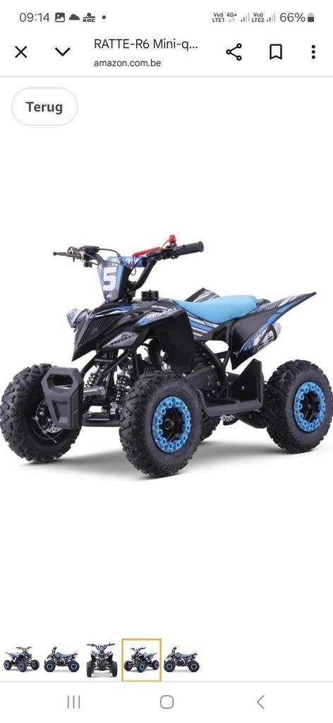 Mini Crosser Quad ATV pour enfants, moto Crosser, Dirt Bike, Enlèvement ou Envoi, Neuf