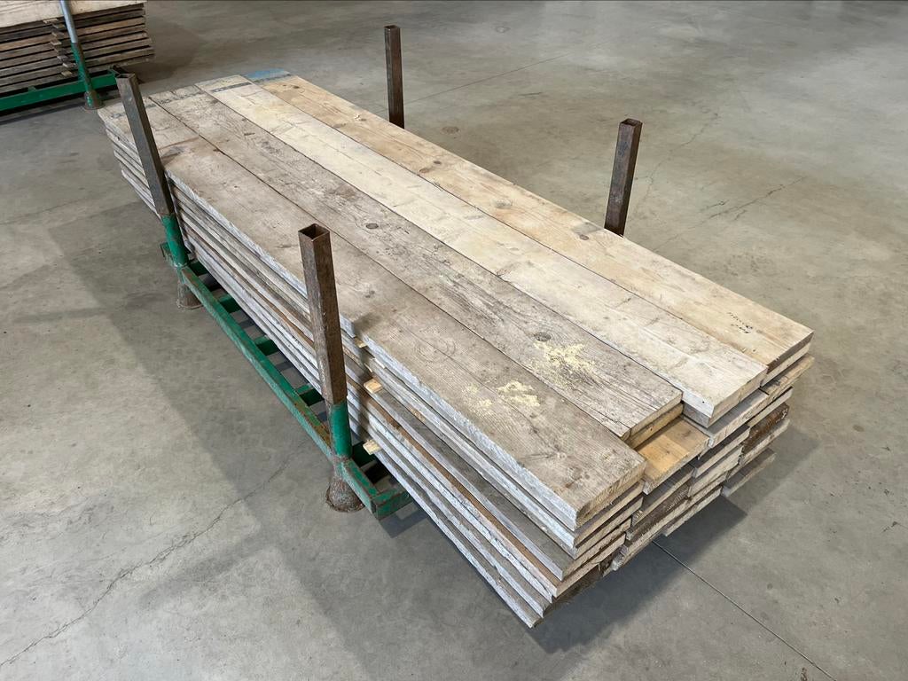 Steigerplanken/steiger planken/steiger hout/meubel hout, Ophalen, Overige materialen, Minder dan 50 cm, Gebruikt
