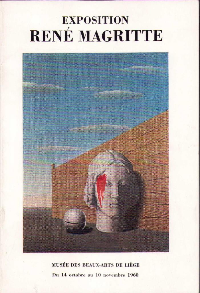 Exposition René Magritte - Liège 1960, Livres, Art & Culture | Arts plastiques, Comme neuf, Peinture et dessin, Enlèvement ou Envoi
