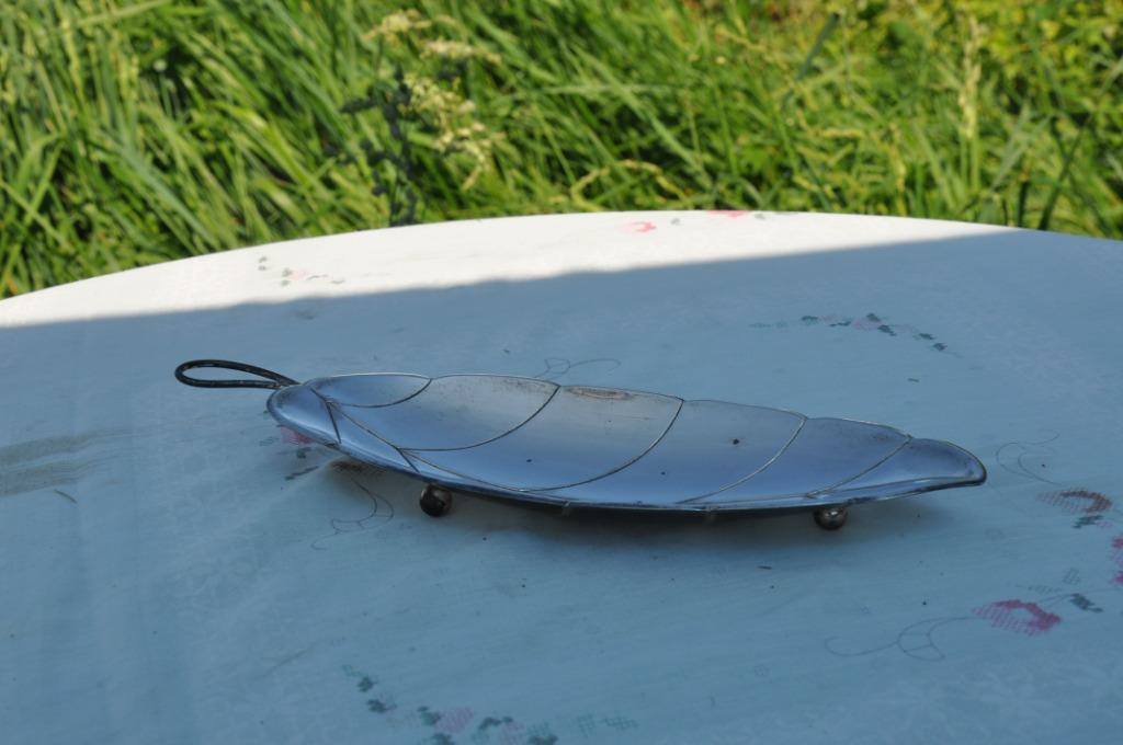 §  plat feuille metal argente poinçonné, Enlèvement ou Envoi, Argent