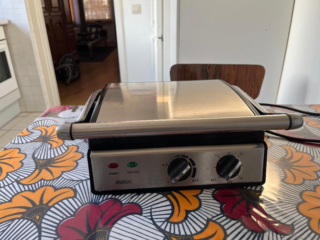 ELEKTRISCHE GRILL, Elektronische apparatuur, Contactgrills, Nieuw, Uitneembare platen, Ophalen
