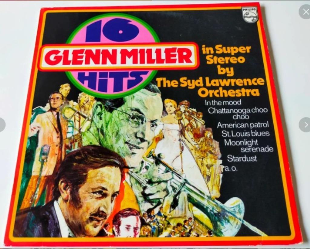 Vinyl LP Glenn Miller 16 hits Jazz Swing Trompet Blues, Cd's en Dvd's, Ophalen of Verzenden, 12 inch, Jazz