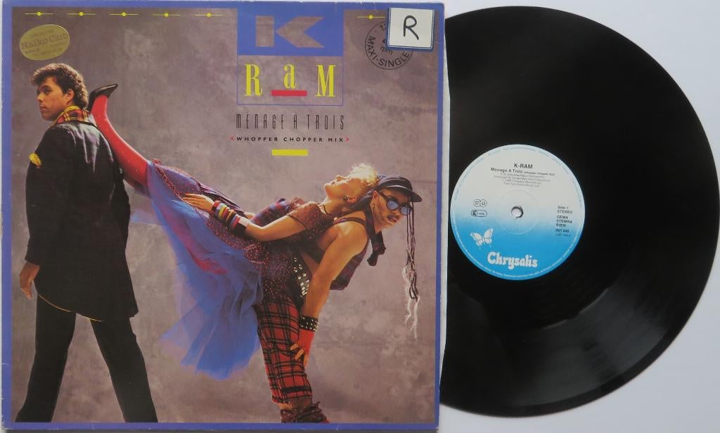 K-Ram - Menage a trois. Maxi, Enlèvement ou Envoi, Utilisé, 12 pouces, Disco