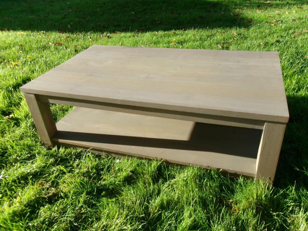 salontafel met onderblad, Huis en Inrichting, Tafels | Salontafels, Zo goed als nieuw, Ophalen