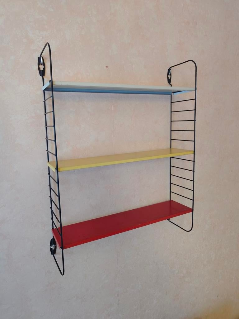 Étagère de poche Vintage Tomado A.Dekker + 3 serre-livres, Enlèvement ou Envoi