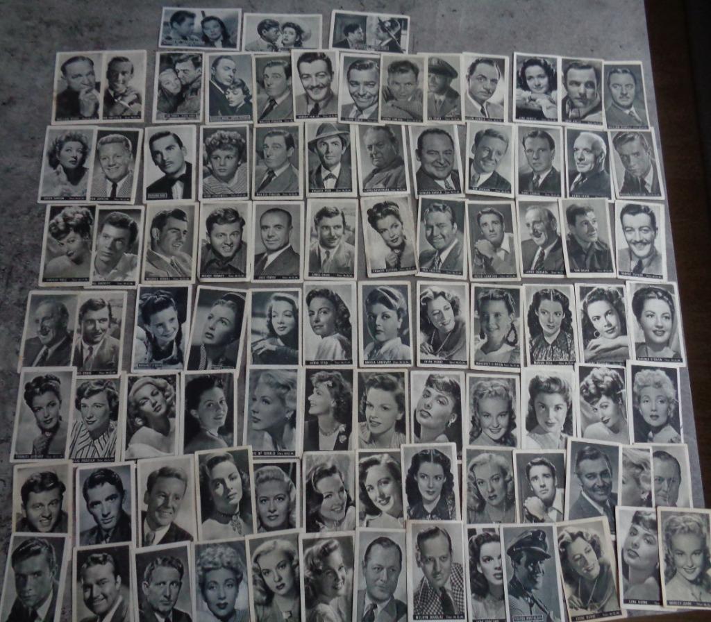 Les stars du film KWATTA CHOCOLATE en 1947 90x PLAQUE D'IMPR, Enlèvement ou Envoi