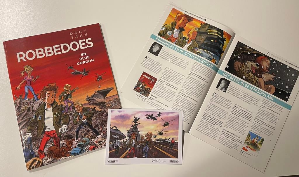 Robbedoes De Blauwe Gorgon GESIGNEERD libris sc nieuwstaat, Ophalen of Verzenden, Nieuw, Dany