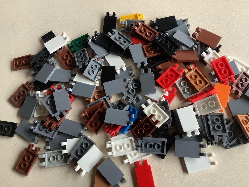 Lego tegels met clip 124 stuks / 211-3-2, Enlèvement ou Envoi, Comme neuf, Briques en vrac, Lego