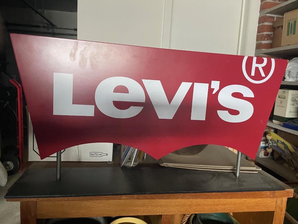 Publiciteit LEVI's, Verzamelen, Merken en Reclamevoorwerpen, Ophalen, Zo goed als nieuw