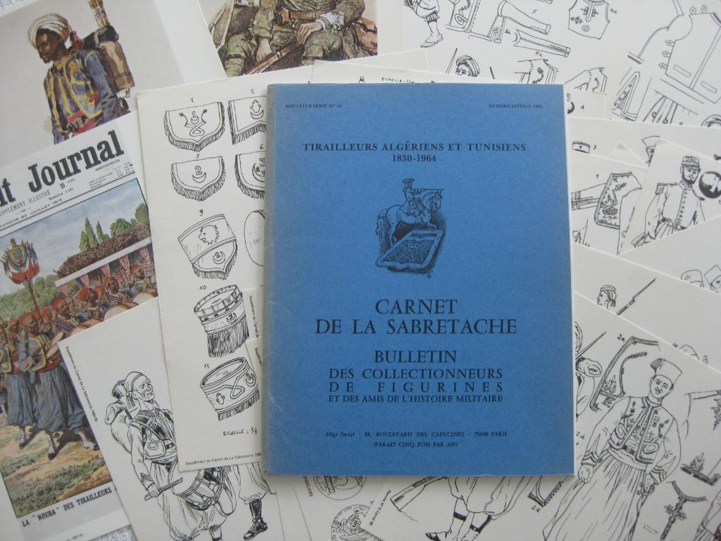 Militaria — Sabretache — schutters Algerije Tunesië - 1980, Boeken, Ophalen, Gelezen, Algemeen