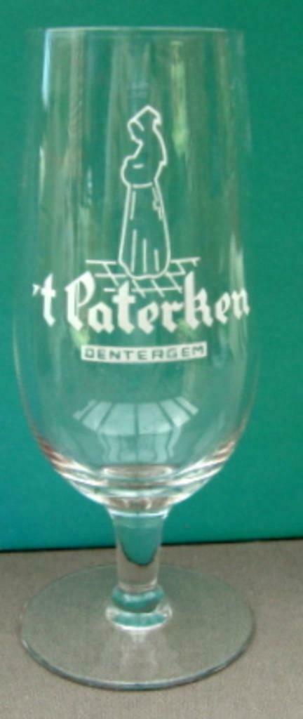 bier brouwerij glas 't Paterke De Splenter Riva Dentergem, Ophalen of Verzenden, Zo goed als nieuw, Bierglas