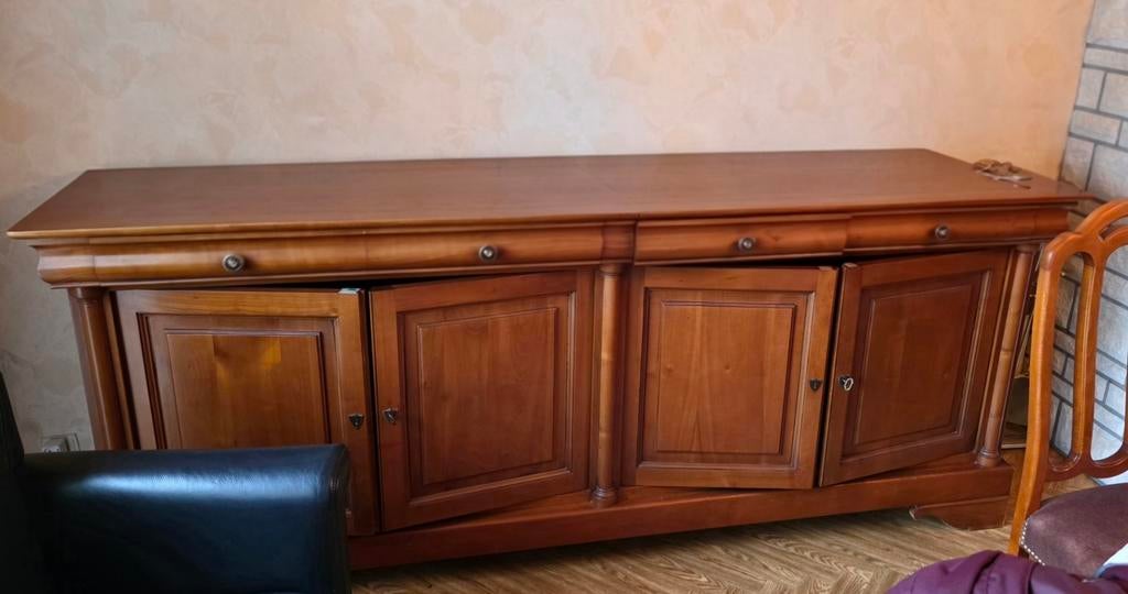 Kast in kerselaar, Ophalen, Gebruikt, Met deur(en)