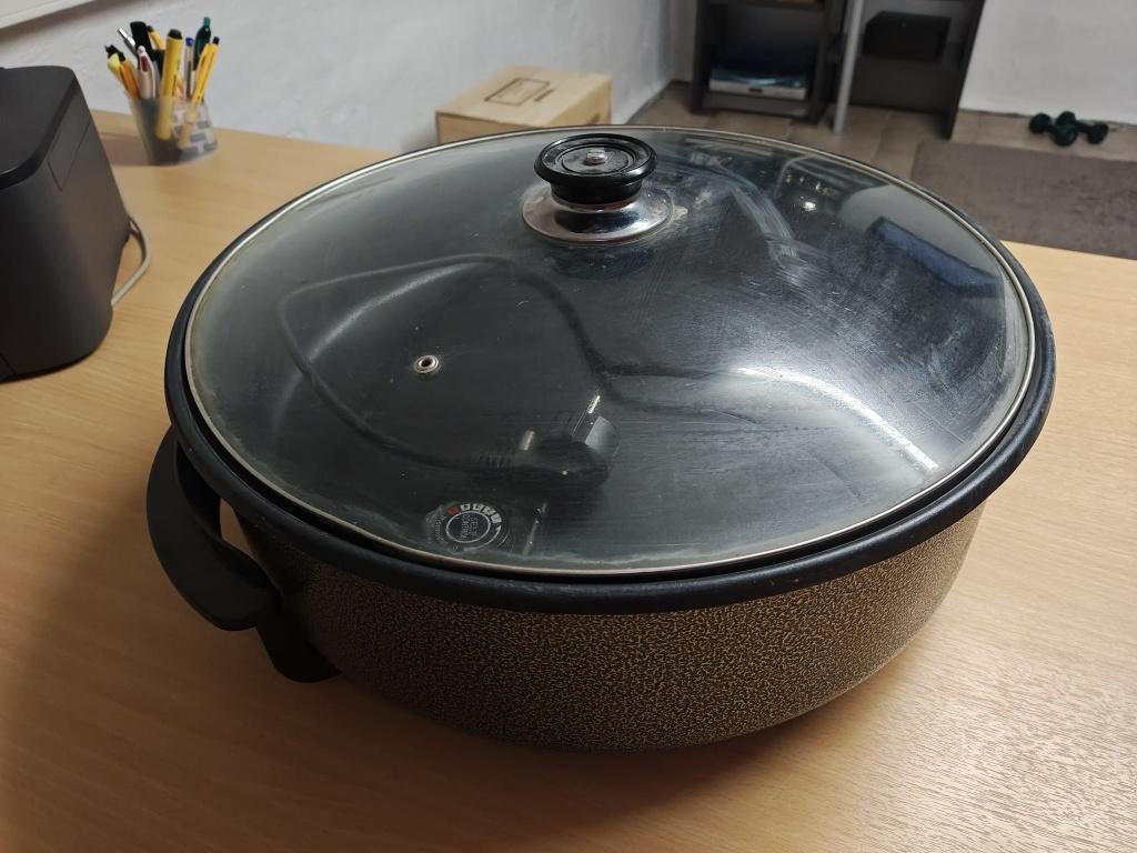 Elektrische paella pan, Huis en Inrichting, Keuken | Potten en Pannen, Ophalen, Nieuw, Aluminium, Kookpan of Snelkookpan
