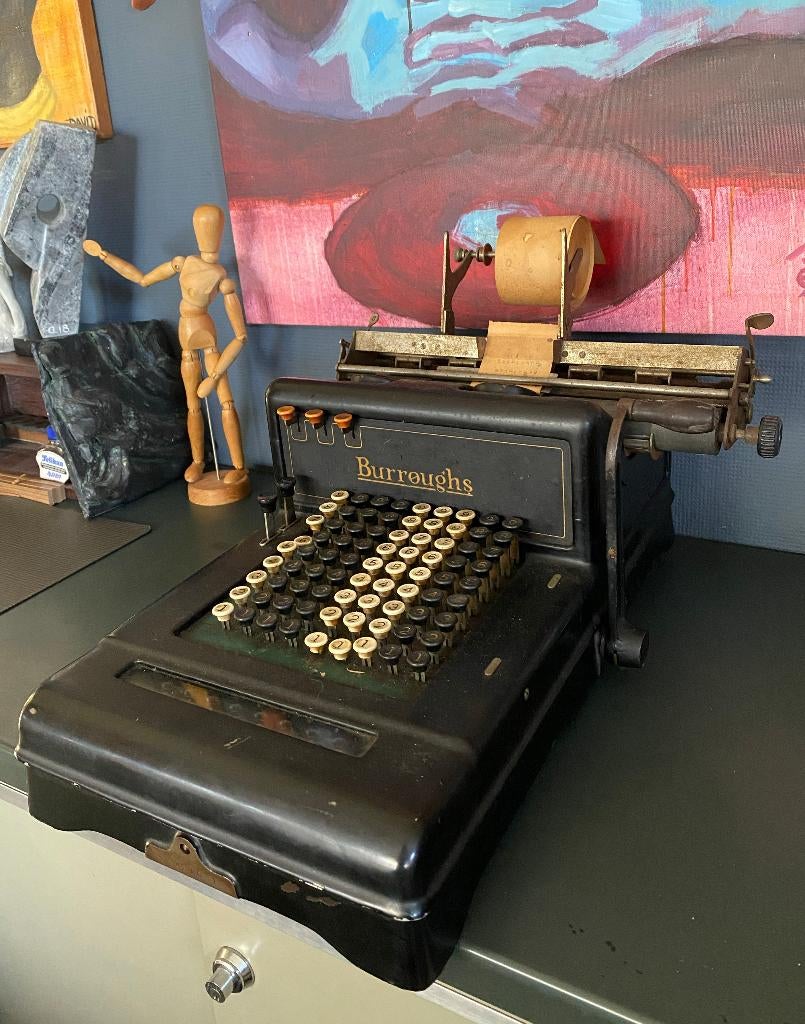 Calculatrice Burroughs antique, Enlèvement