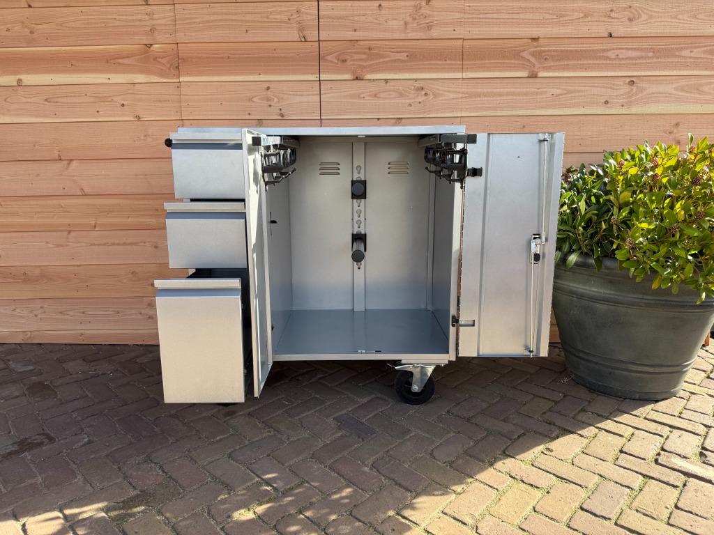 MIDI ECONOMY 160 ZILVER Alfako Concourskast | zadelkast, Ophalen, Nieuw, Overige soorten