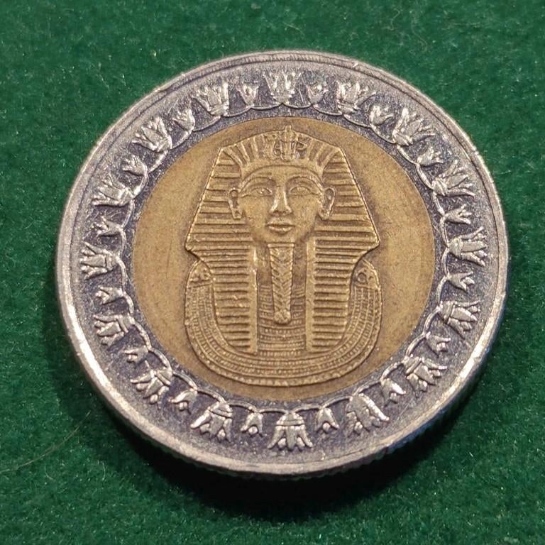 1 livre République arabe d'Égypte   2008, Enlèvement ou Envoi, Autres pays, Monnaie en vrac