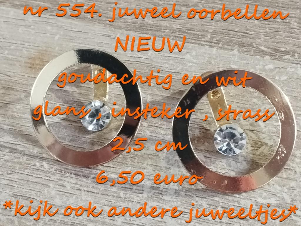 554. Bijou : boucles d'oreilles, NEUF, frais de port inclus, Bijoux, Sacs & Beauté, Boucles d'oreilles, Blanc, Envoi, Neuf, Puces ou Clous
