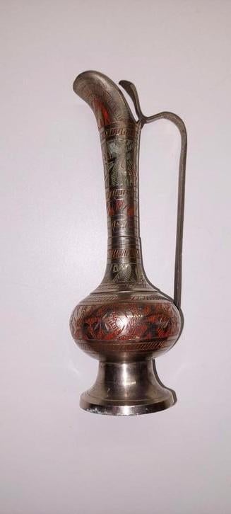 Vase ancien en acier inoxydable, Enlèvement ou Envoi