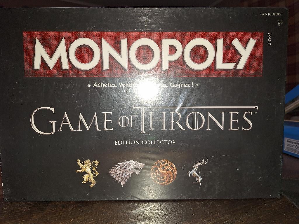 MONOPOLY GAME OF THRONES, Cinq joueurs ou plus, Enlèvement ou Envoi, Comme neuf, Hasbro