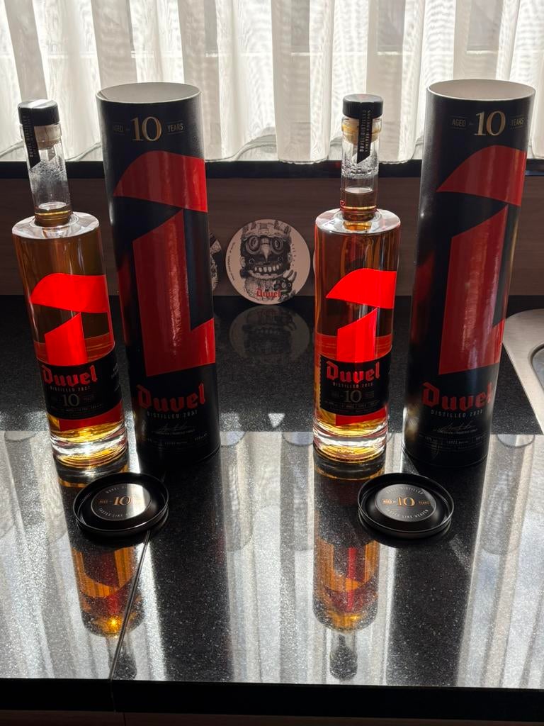Duvel Distilled Whisky 2020 + 2021, Ophalen, Nieuw, Flesje(s), Duvel