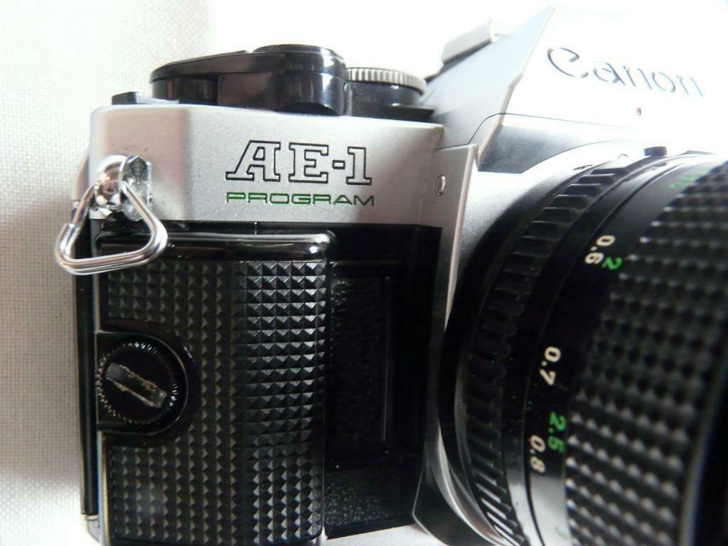 CANON AE-1 PROGRAMMA ZILVEREN CAMERA, Ophalen, Zo goed als nieuw, Spiegelreflex, Canon