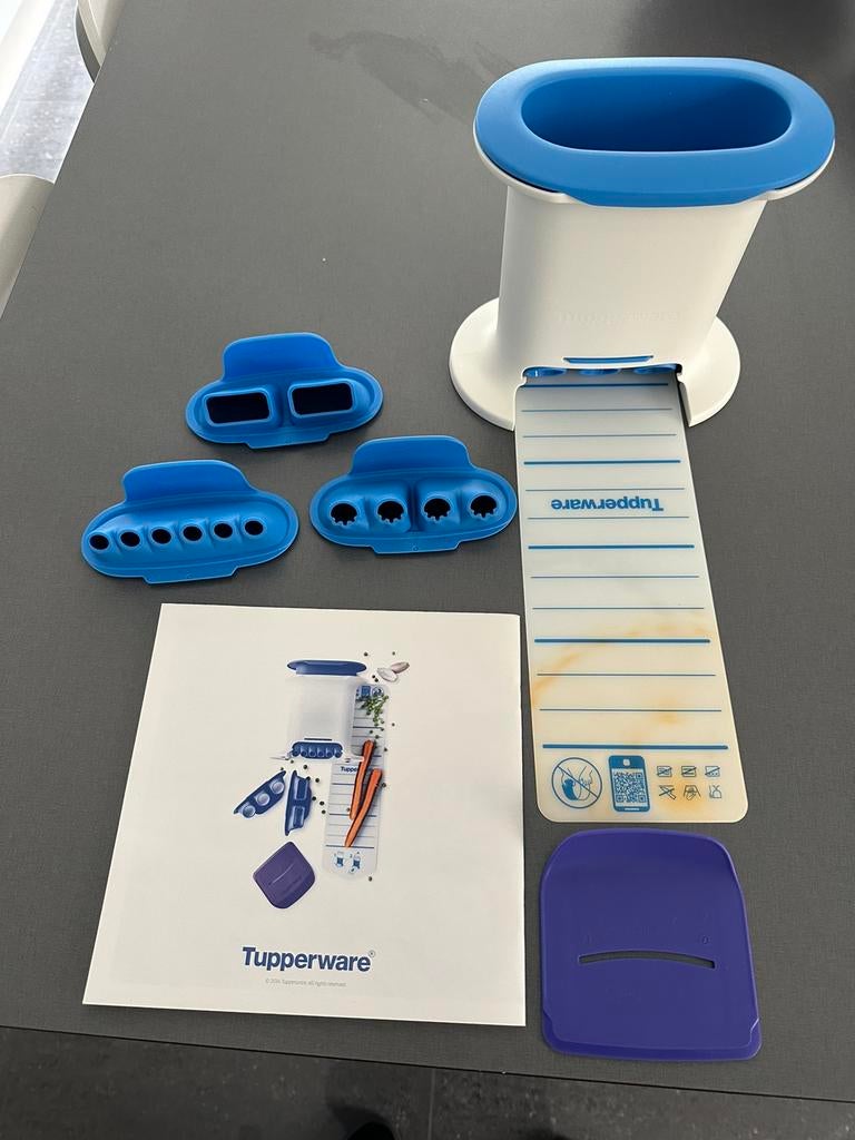 Krok toren tupperware, Huis en Inrichting, Keuken | Tupperware, Ophalen, Zo goed als nieuw, Blauw