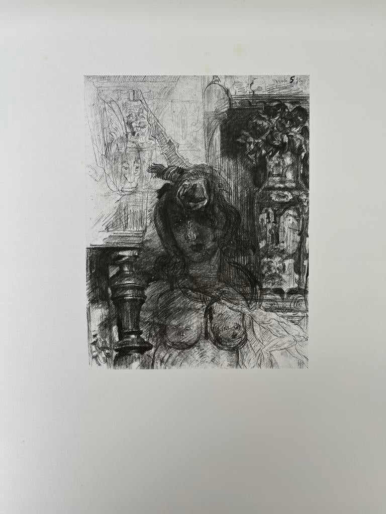 James Ensor, « Nu ensorcelé », Antiquités & Art, Enlèvement