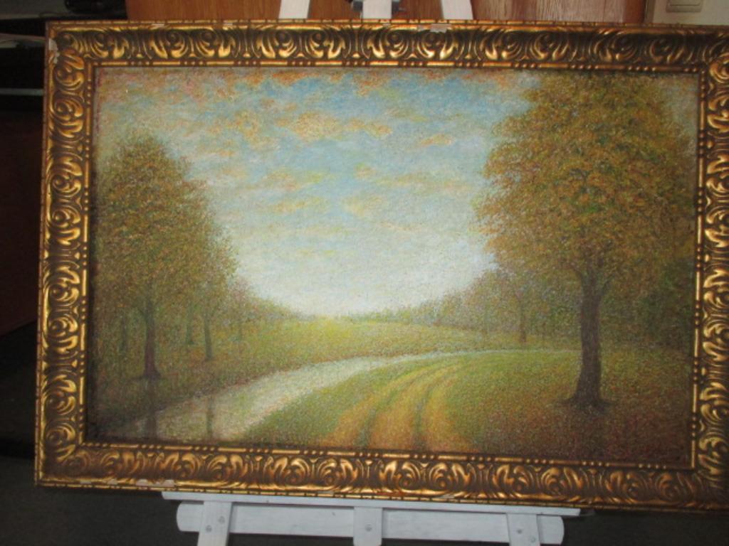 Peinture « Un ruisseau avec des arbres », Enlèvement ou Envoi