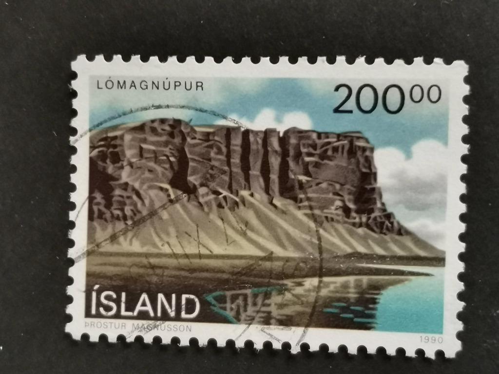 Ijsland 1990 - landschappen, Postzegels en Munten, Postzegels | Europa | Scandinavië, Ophalen of Verzenden, IJsland, Gestempeld