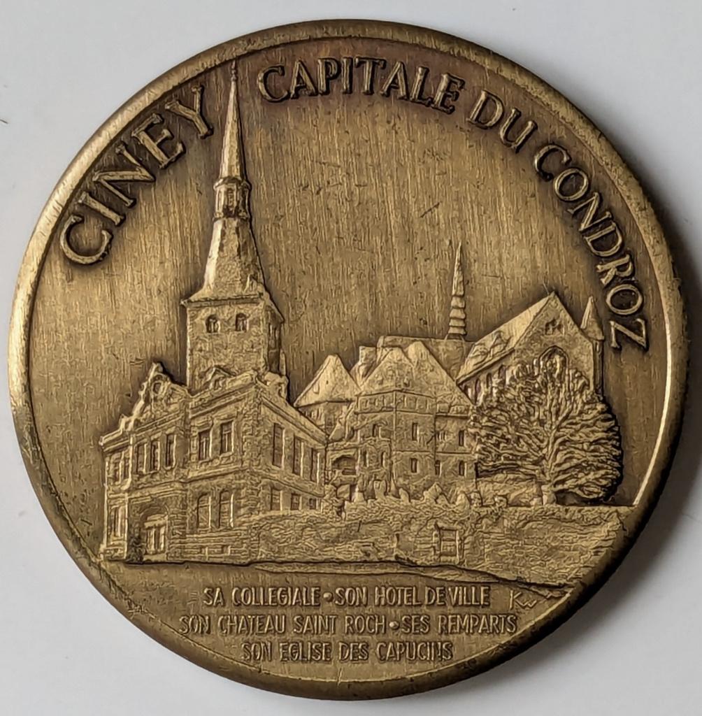 Jeton de la ville de Ciney : 100 Condruzes 1983, Enlèvement ou Envoi, Bronze