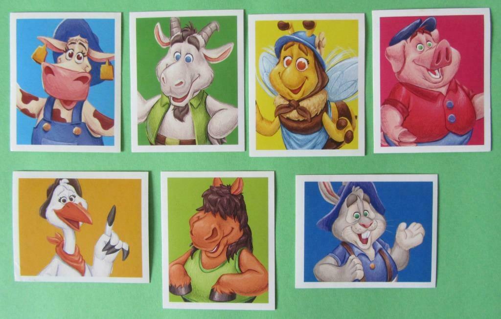 Boer De Reis - Mee met het leven - stickers Delhaize, Overige supermarkten, Ophalen of Verzenden
