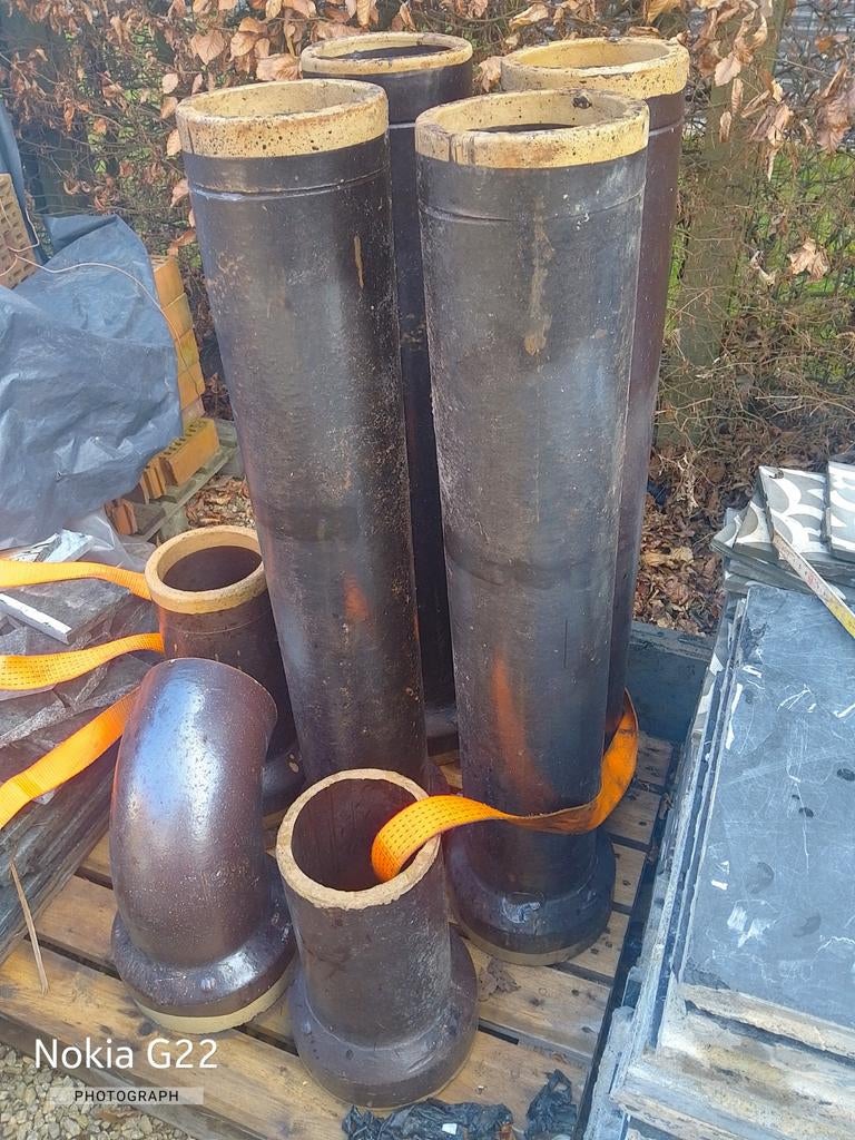 Tuyaux et raccords en céramique, 80 mm ou plus, Comme neuf, Enlèvement, Évacuation