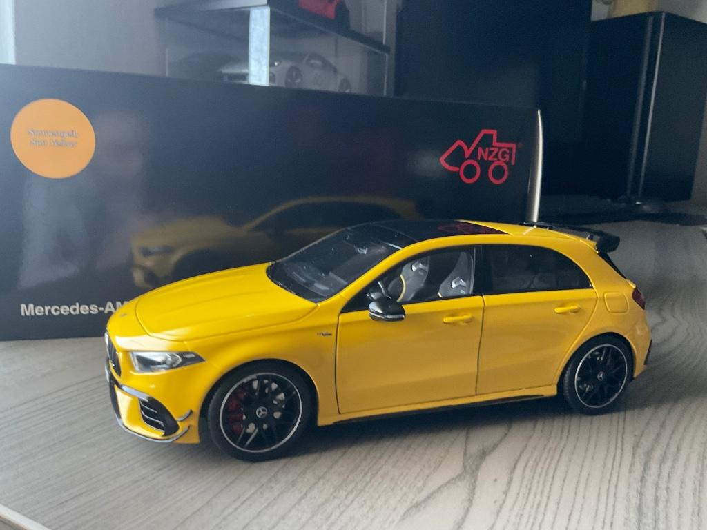 1/18 nzg Mercedes AMG a45s, Ophalen of Verzenden, Zo goed als nieuw, Auto